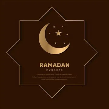Simple and clean ramadan kareem background vector. Ramadan kareem design Stock Illustration