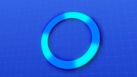 SIMPLE AND CLEN LOADING ANIMATION WITH DIGITAL DOTS GRID MOVING IN BG. MODE.. Stock Illustration