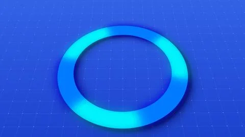 SIMPLE AND CLEN LOADING ANIMATION WITH DIGITAL DOTS GRID MOVING IN BG. MODE.. Stock Illustration