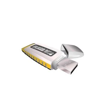 A simple and cool USB symbol Stock Illustration