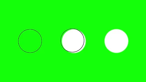 Simple and cute speech bubble animation set green background Stock Footage 313640272