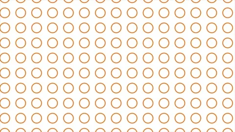 Simple and elegant background with moving orange circles Stock Footage 245420712