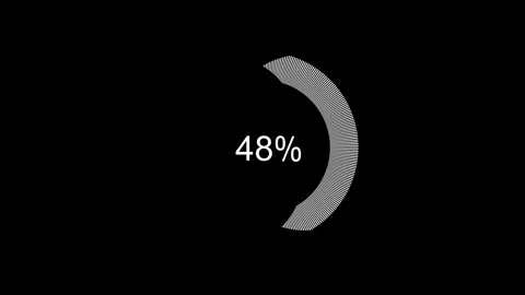 Simple and Elegant Loading Animation with Minimal Progress Indicator Vídeos de archivo 316786227