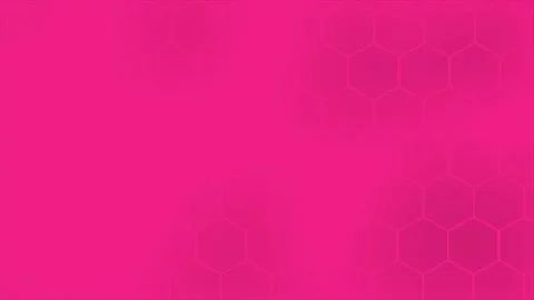 Simple and elegant Magenta red hexagonal pattern futuristic minimal background Stock Footage 296055332