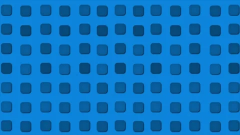 Simple and elegant Royal blue squares box pattern geometric background Stock Footage 296051255