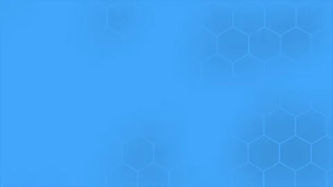 Simple and elegant Royal blue hexagonal pattern futuristic minimal background Video stock 296055356
