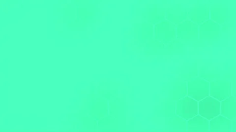 Simple and elegant Turquoise hexagonal pattern futuristic minimal background Stock Footage 296055360