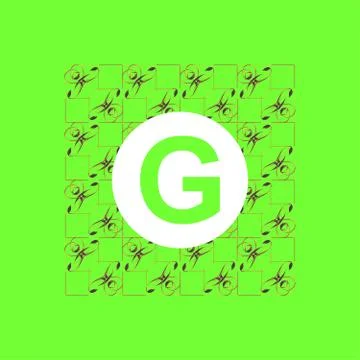 Simple and graceful floral monogram design template, Elegant lineart logo des Stock Illustration