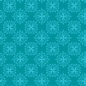 Simple and graceful floral pattern design template, Elegant lineart logo design Stock Illustration