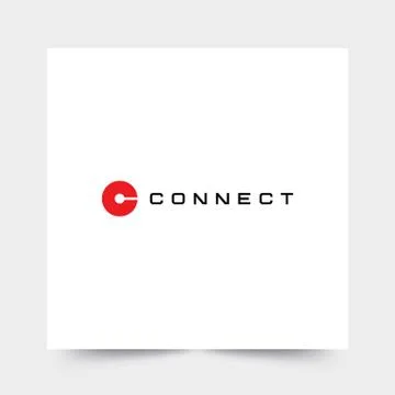 Simple and modern connection logos #54545 Stock Illustration