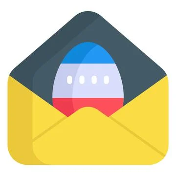 A simple and modern icon of a red alarm clock, ideal for representing concepts Stock Illustration