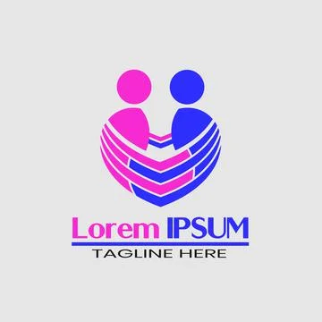 Simple and modern logo, Stock Illustration