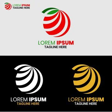 Simple and modern logo vector suitable for food logos, technology and etc Stock Illustration