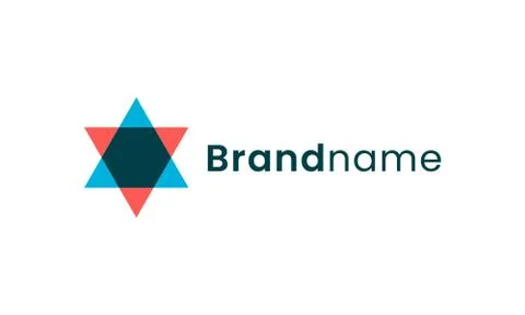 Simple and modern stage light logo template Stock Illustration