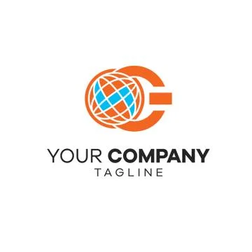 A simple and modern technology company logo Stock Illustration