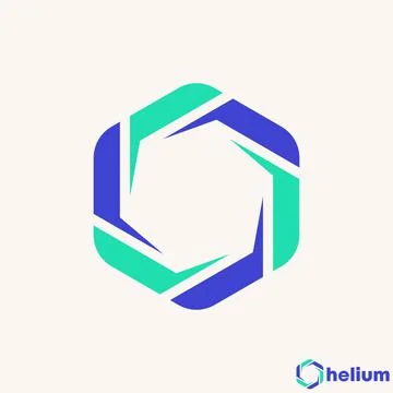 Simple and unique cut hexagon around image graphic Stock Illustration