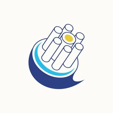 Simple and unique fiber optic cable on circle 3D shape creative premium 스톡 일러스트