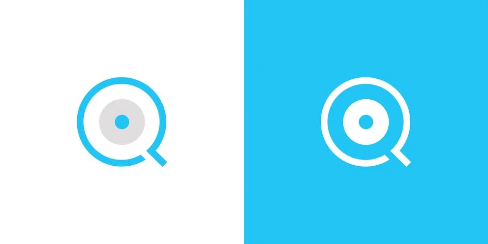 Simple and unique looking for someone logo design Stock Illustration