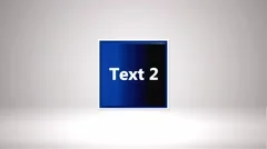 Simple animated 3D Cube Stock After Effects