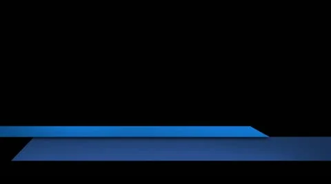 Simple Animated Blue Lower Third Title Strap HD Stock Footage 20442673