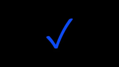 Simple Animated Check Mark Minimalist St... | Stock Video | Pond5