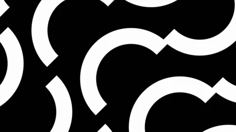 Simple Animated Motion Graphic Patterns, using basic shapes and color Stock Footage 102691875