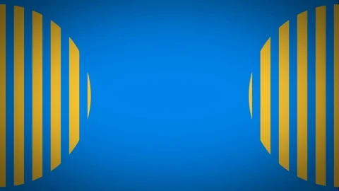 Simple Animated Motion Graphic Patterns, using basic shapes and color Stock Footage 102691883