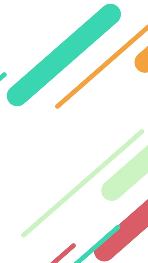 Simple animated round lines vertical abstract background for social media Stock Footage 242534163