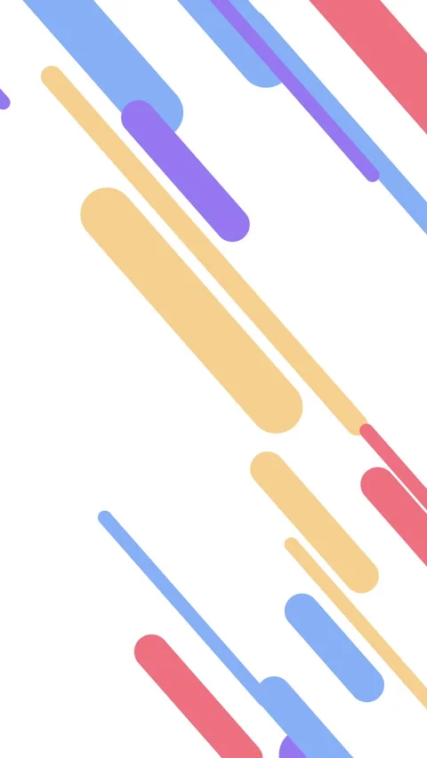 Simple animated vertical abstract background with round lines for social media Stock Footage 243187761