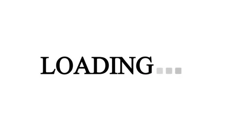 Simple animation of a loading screen indicator with progress dots against a.. Stock Footage 313423317