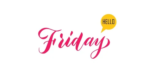 Simple Animation of Week Days, Motion Date Loop, Alpha Background Stock Footage 314913424