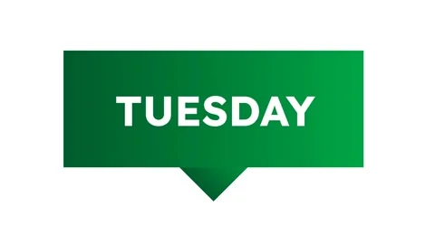 Simple Animation of Week Days, Motion Date Loop, Alpha Background Stock Footage 314913437