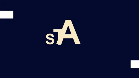 Simple animation with word start on black Stock Footage 202658565