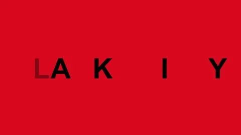 Simple animation with words black friday on red Stock Footage 202604325