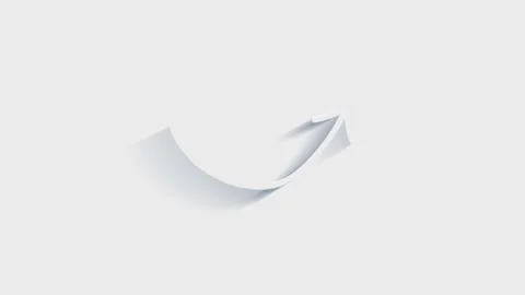 Simple arrows icon. White icon with shadow on transparent background. Stockbeeldmateriaal 151519238