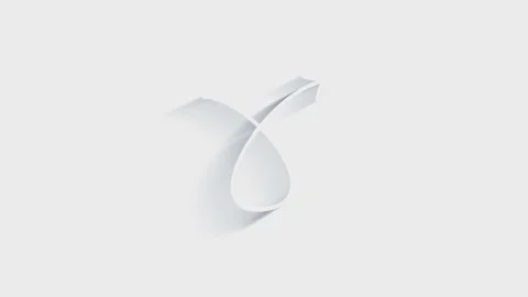 Simple arrows icon. White icon with shadow on transparent background. Stockbeeldmateriaal 151519599