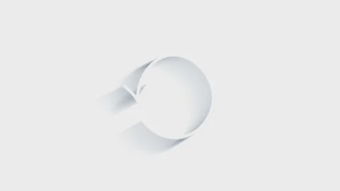 Simple arrows icon. White icon with shadow on transparent background. Vidéo 151521109