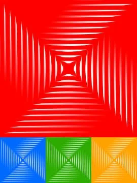 Simple artistic square like pattern. Vector graphics. Stock Illustration