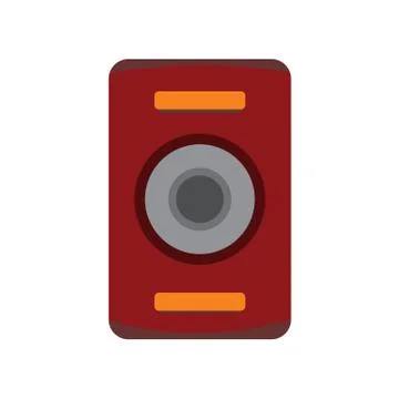 Simple Audio Speaker Studio Vector Illustration Graphic Stock Illustration