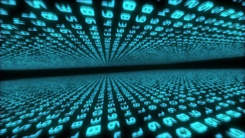 Simple background animation of numbers Stock Footage 121399473