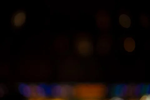 Simple background black space for your text here with dark colorful bokeh spa Foto stock