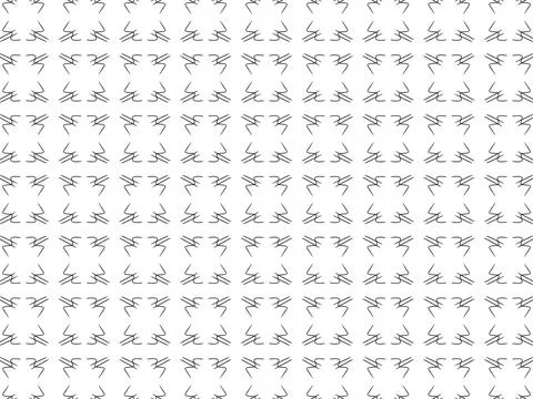 Simple background with curved pattern Stock Illustration