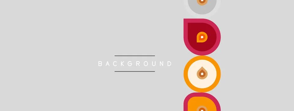 Simple background design. Geometric shapes, muted colors, vertical arrangemen 스톡 일러스트