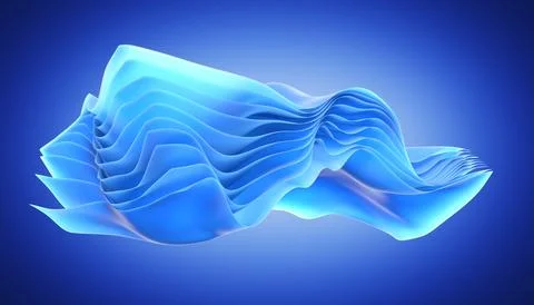 Simple background with drapery layers and folded textile ruffle. Ilustração Stock