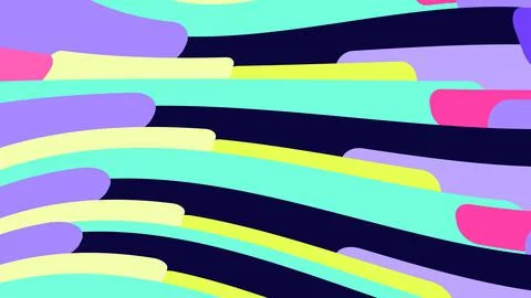 Simple background from minimalistic magical multicolored curved concave abstr イラスト素材