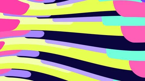 Simple background of minimalistic magical multicolored curved concave abstrac イラスト素材