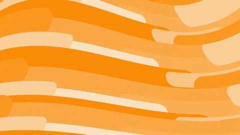 Simple background of minimalistic yellow orange abstract bright lines of wave Stock Illustration