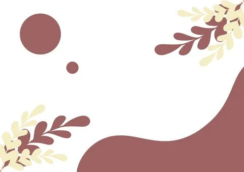 A simple background with a natural theme 2 Stock Illustration