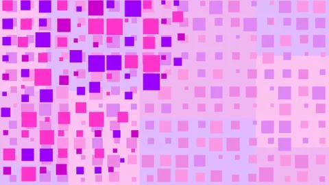 Simple background with randomly colored cubes - vector illustration Stock Illustration