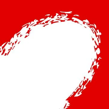 Simple background sketch vector crayon sketch red and white, suitable for i.. Stock Illustration